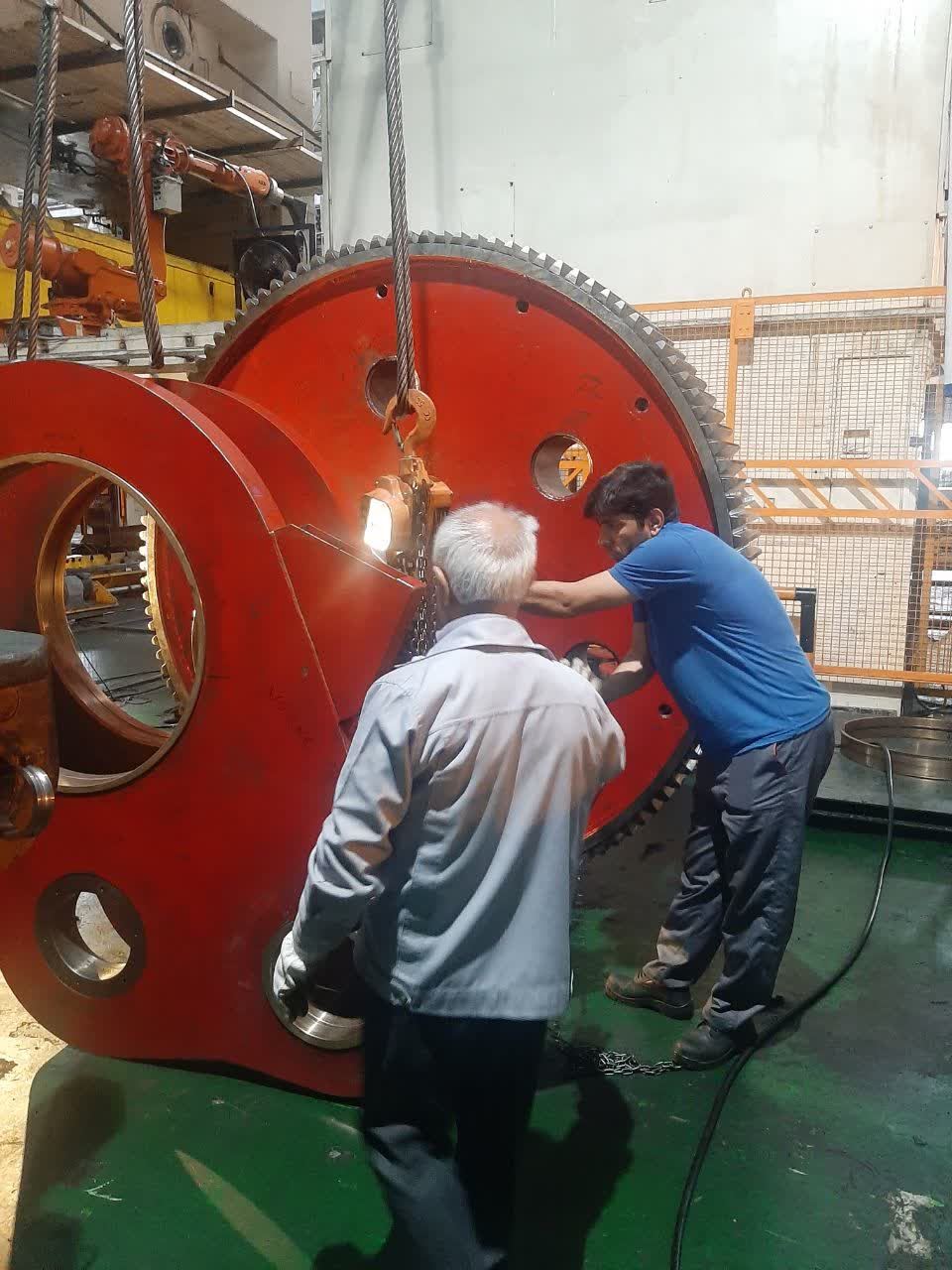 مونتاژ چرخ‌دنده اکسنتریک